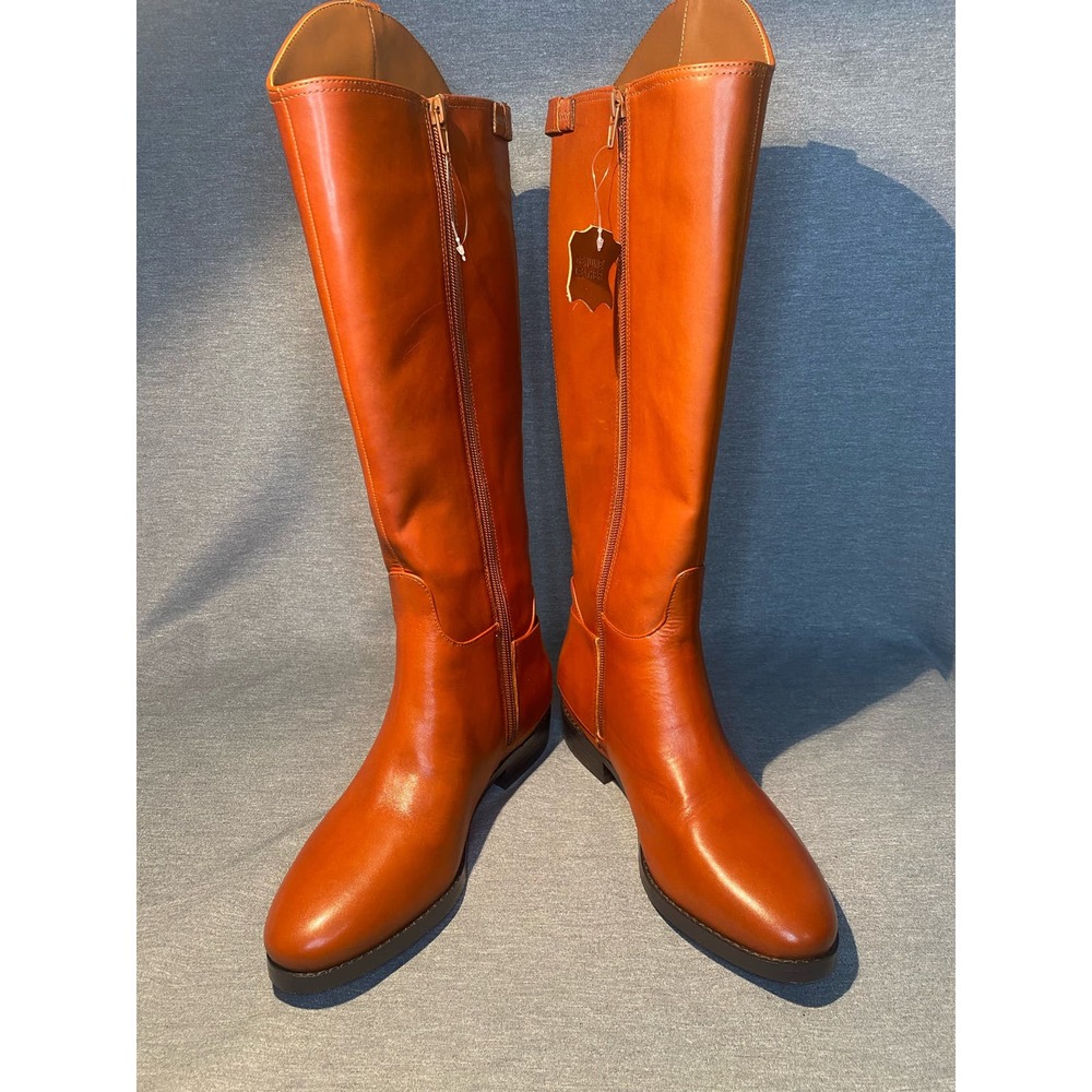 Fawne Riding Leather Boots, Size 8M